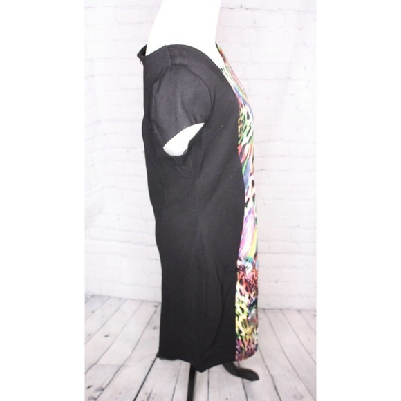 Elisabetta Franchi Dress XL.‎ Abstract. Great Condition. Black/white. Italian. - Picture 4 of 7